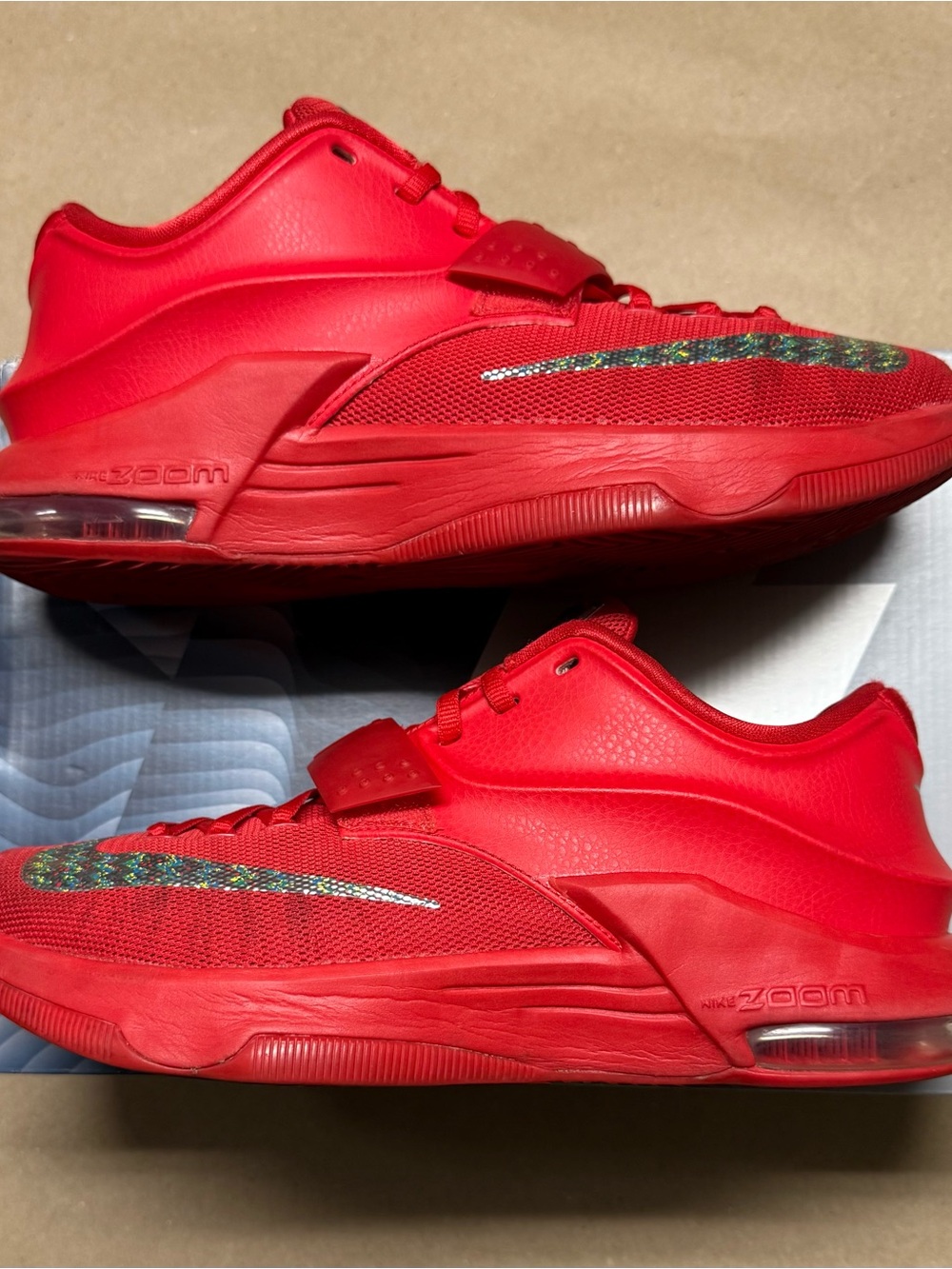 Nike Zoom KD 7 Kevin Durant Global Game Mens size 8 basketball shoes Rare!